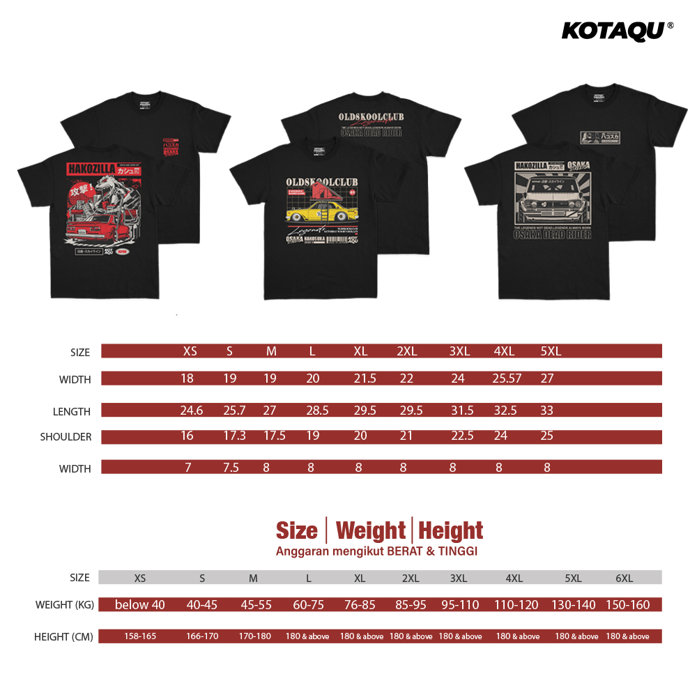 KOTAQU OI' SKOOL MEGA GATHERING (OMG GTR2000 EDITION) KOTAQU GARMENT