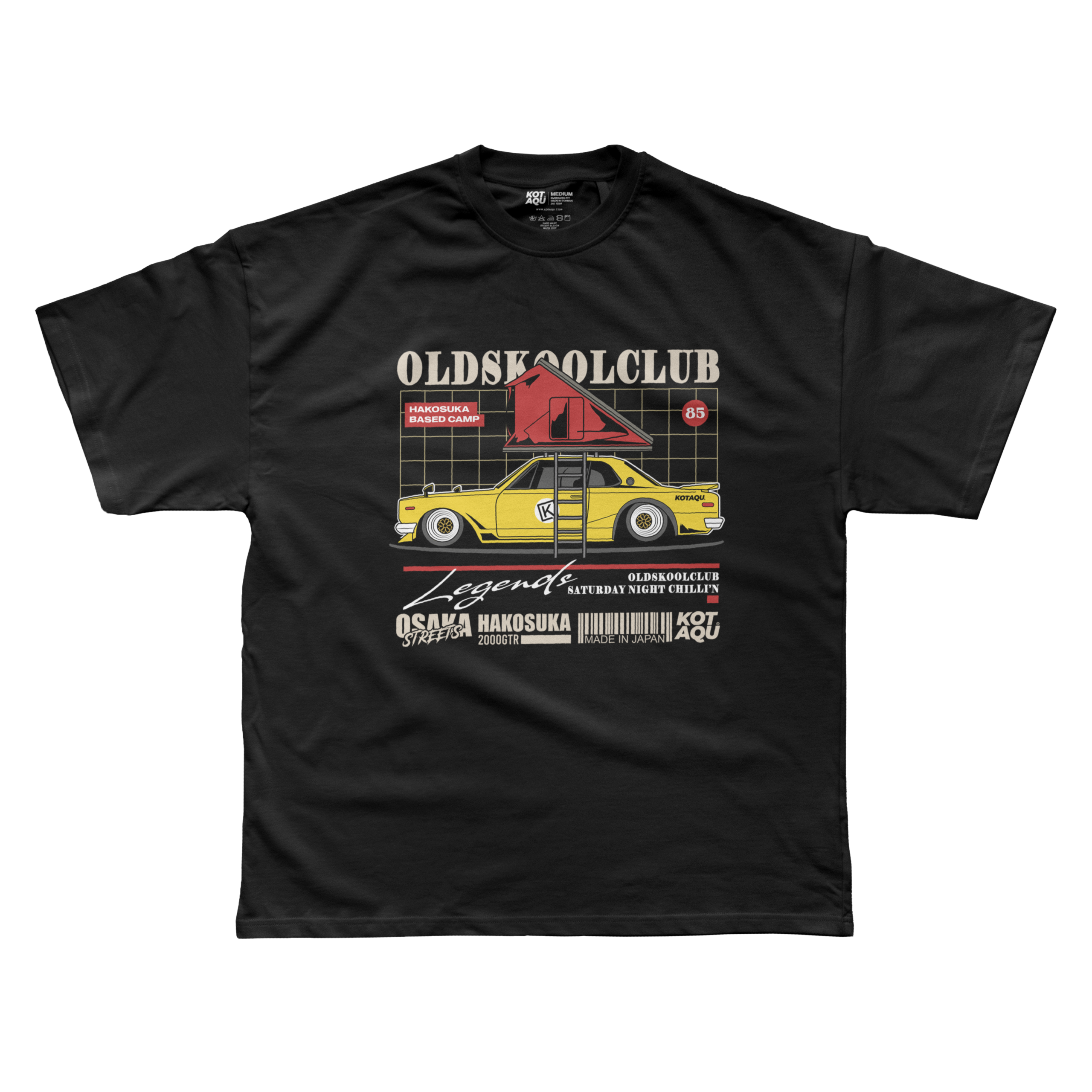 HAKOSUKA BASED CAMP Short Sleeve FRONT Mockup