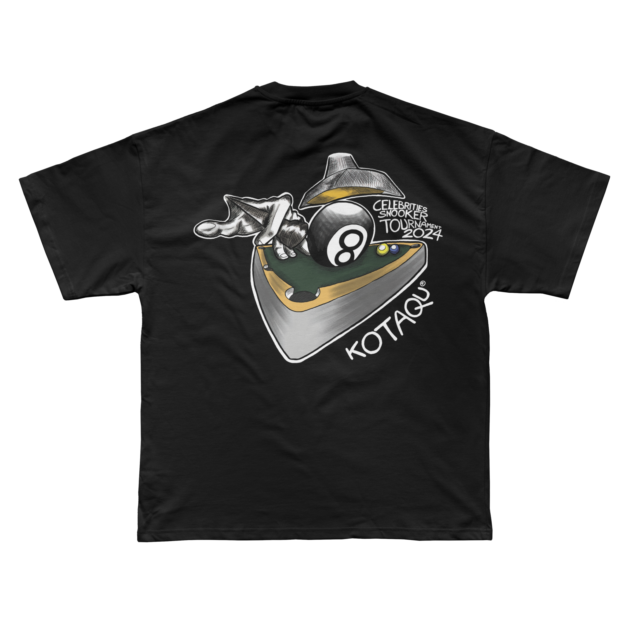 Short Sleeve BACK Mockup Lucky No 8